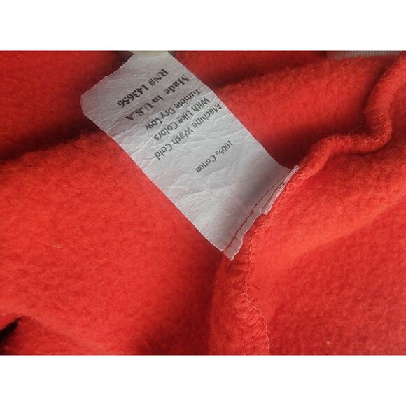 Joah Brown French Oversized Sweatpants Jogger S/M Red Hot Sauce - Picture 8 of 11